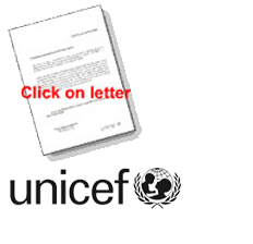 Unicef Letter